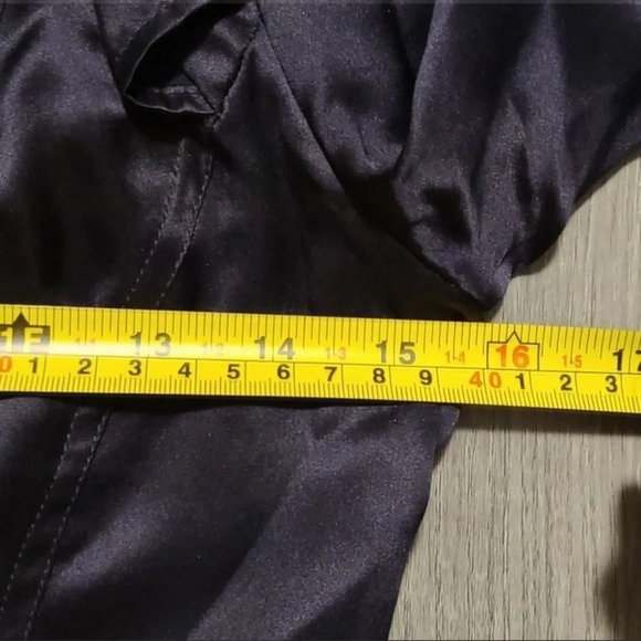 SEE BY CHLOE 100% Silk Victorian Inspired Navy Mini Dress 4 - Picture 5 of 10